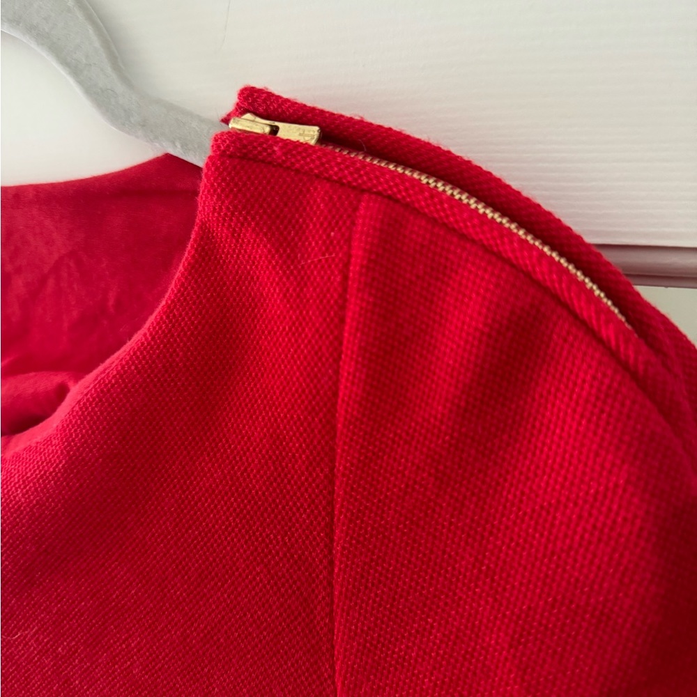 Vintage Sandro Bodycon Red Dress, Sz1 - Picture 3 of 5